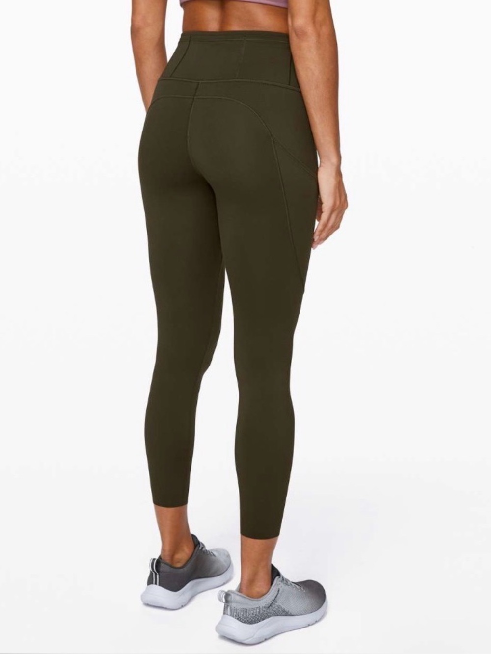 Lululemon Fast and Free Tight II 25" *Non-Reflective Nulux
Dark Olive